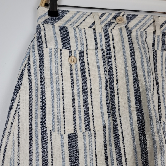 See by Chloe Striped Canvas Skirt size 40 / medium - Picture 9 of 9